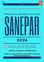 Apostila SANEPAR 2024 Técnico Químico