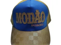 Ref: DA14 - Boné Country Duagro Modão - Cor Azul Marinho - Aba Caqui - Foto 3