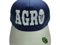 Ref: DA09 - Boné Country Duagro Agro - Cor Azul Marinho - Aba Cru - Foto 3