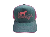 Ref: DA05 - Boné Country Duagro Cavalo Rosa - Cor Cinza