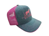 Ref: DA05 - Boné Country Duagro Cavalo Rosa - Cor Cinza - Foto 2