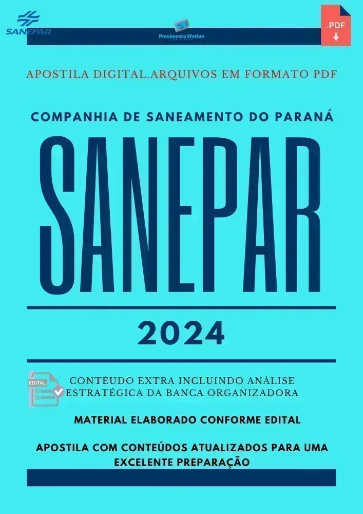 Apostila SANEPAR 2024 Publicidade e Propaganda