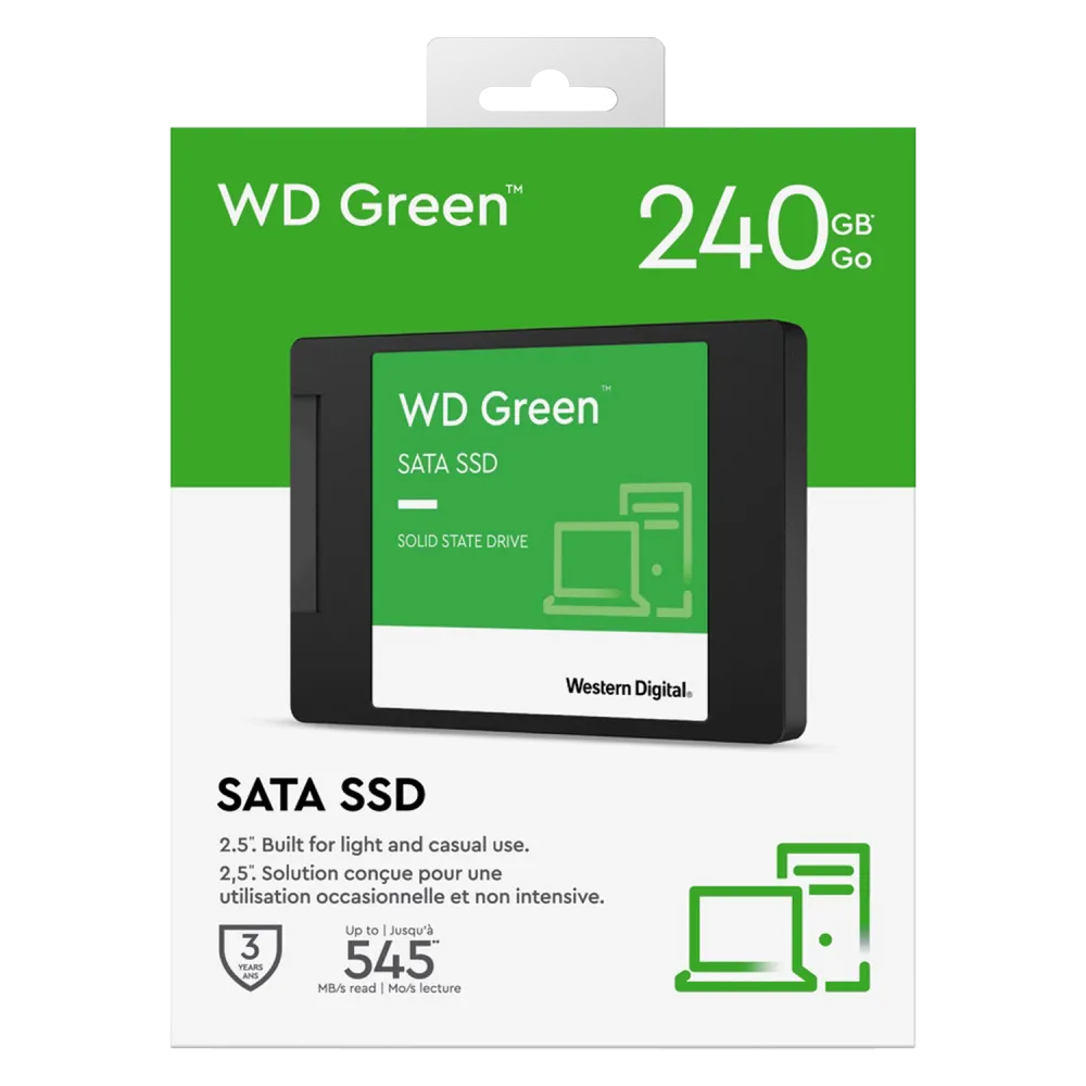 SSD Western Digital WD Green 240GB 2.5" WDS240G3G0A