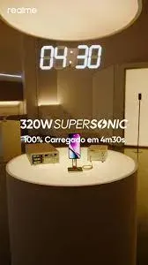 Carregador SuperSonic Charge de 320 W Realme