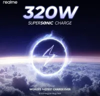 Carregador SuperSonic Charge de 320 W Realme - Foto 3