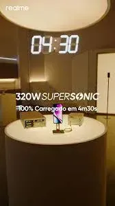 Carregador SuperSonic Charge de 320 W Realme - Foto 2