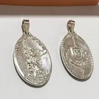 Pingente de prata Medalha São Miguel Arcanjo - PIG3388 - Foto 2