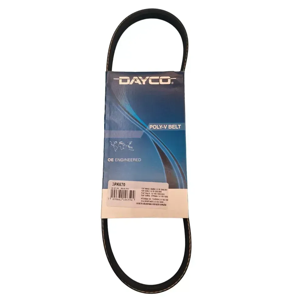 Correia do Alternador GIR/ DH  DAYCO 3PK670