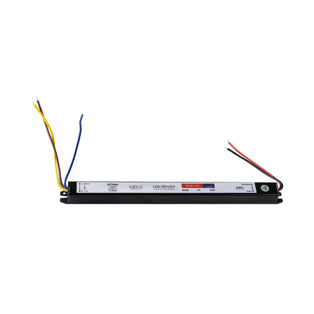 Fonte A Prova de Agua 10A 12V bivolt  (prova d'agua) Imagem