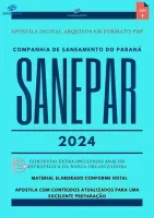 Apostila SANEPAR 2024 Analista de Analista de Informática