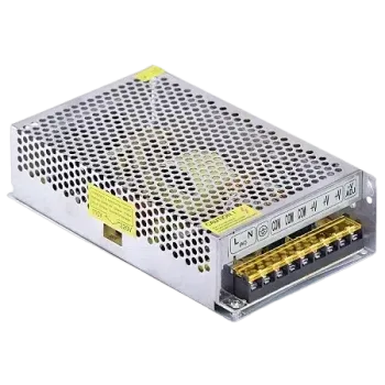 Fonte pequena Slim Chaveada 15A 12V para 110/220V 23,5cm x 5,2cm x 2,1cm