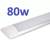 Luminaria Tubular Sobrepor Led Slim 80w Branco Frio 240cm - Foto 3