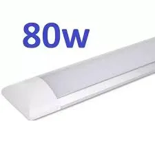 Luminaria Tubular Sobrepor Led Slim 80w Branco Frio 240cm