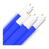 Lampada Tubular Led 18W 120cm T8 Bivolt Azul - Foto 2