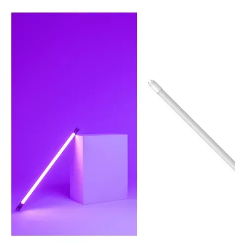 Lampada Tubular Led 18W 120cm T8 Bivolt RoXa UV ultra violeta Imagem