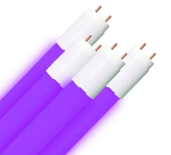 Lampada Tubular Led 18W 120cm T8 Bivolt Roxa