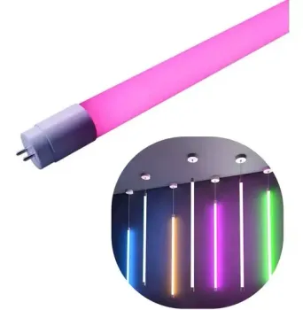 Lampada Tubular Led 18W 120cm T8 Bivolt Rosa