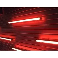 Lampada Tubular Led 18W 120cm T8 Bivolt Vermelho - Foto 4
