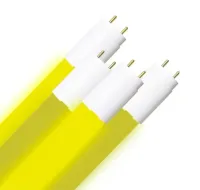 Lampada Tubular Led 18W 120cm T8 Bivolt Amarelo - Foto 2
