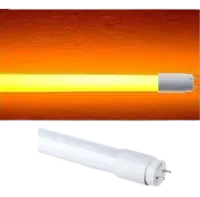 Lampada Tubular Led 18W 120cm T8 Bivolt Amarelo - Foto 4