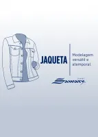 Jaqueta Maxi Jeans Sawary Feminina Preta - Foto 5