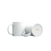 ATACADO 12 UNIDADES  CANECA MECOLOUR BRANCA  325 ML 