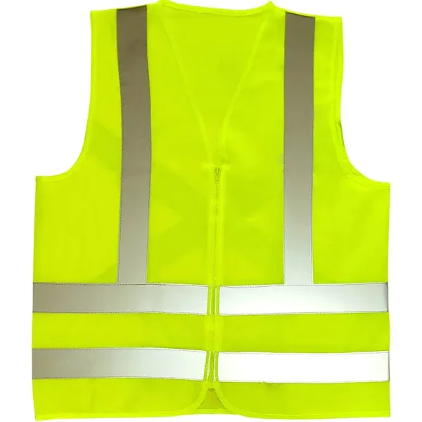 COLETE REFLETIVO SEM BOLSO AMARELO C/ ZIPER - VOLK