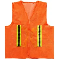 COLETE REFLETIVO SEM BOLSO LARANJA TELADO  VOLK