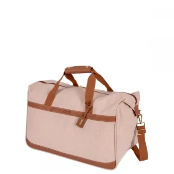 Sacola de Viagem Média Royale - Bege - Foto 2