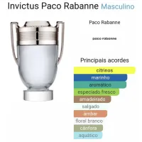 Perfume Invictus Paco Rabanne –Masculino- Eau de Toilette – 50ml  - Foto 4