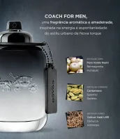 Perfume Coach for Men - Masculino - Eau de Toilette - 60ml - Foto 4