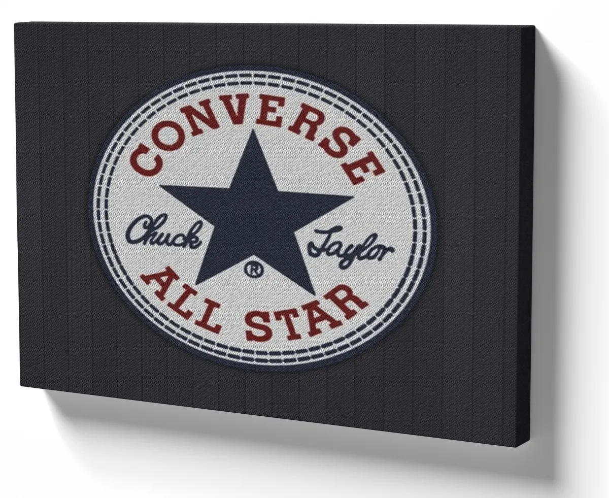 Quadro decorativo tela All Star logo