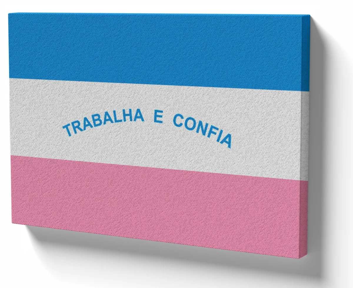 Quadro decorativo tela bandeira espirito santo Imagem