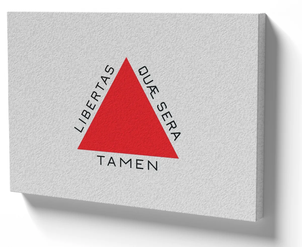 Quadro decorativo tela bandeira Minas gerais