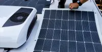 Kit 1 Painel Solar Fotovoltaico Flexivel 80w + Controlador PWM + Conector - Foto 3