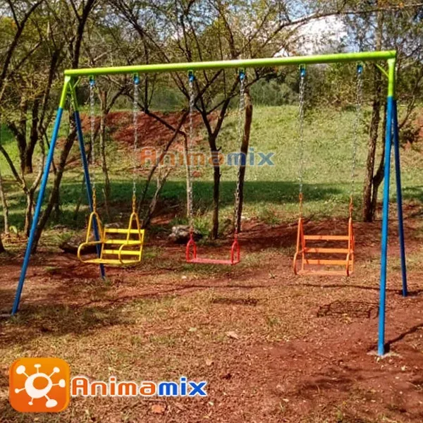 Balanço Infantil Triplo Imagem