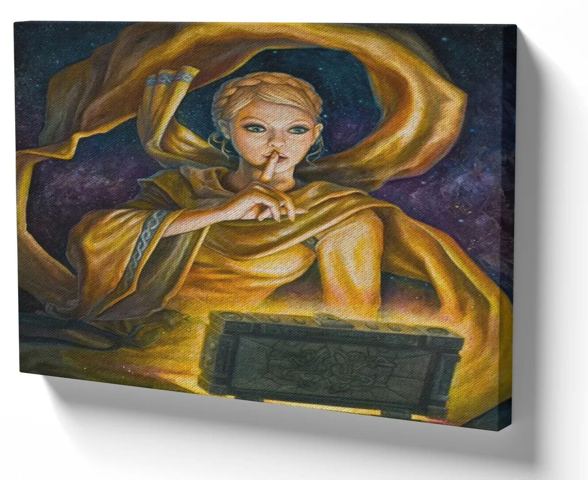 Quadro decorativo tela Deusa Nórdica Fulla