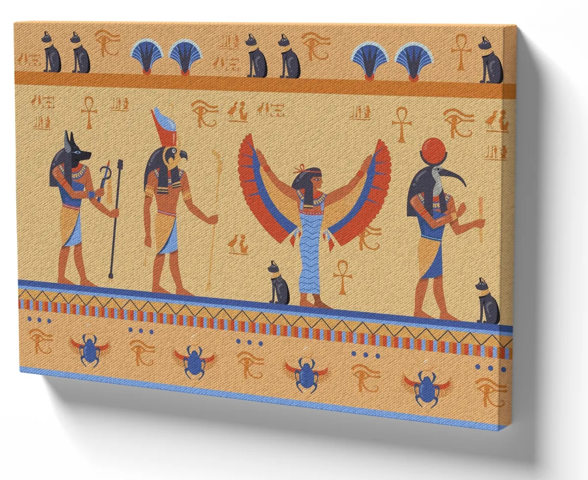 Quadro decorativo tela Egito pirâmides antiguidade Imagem