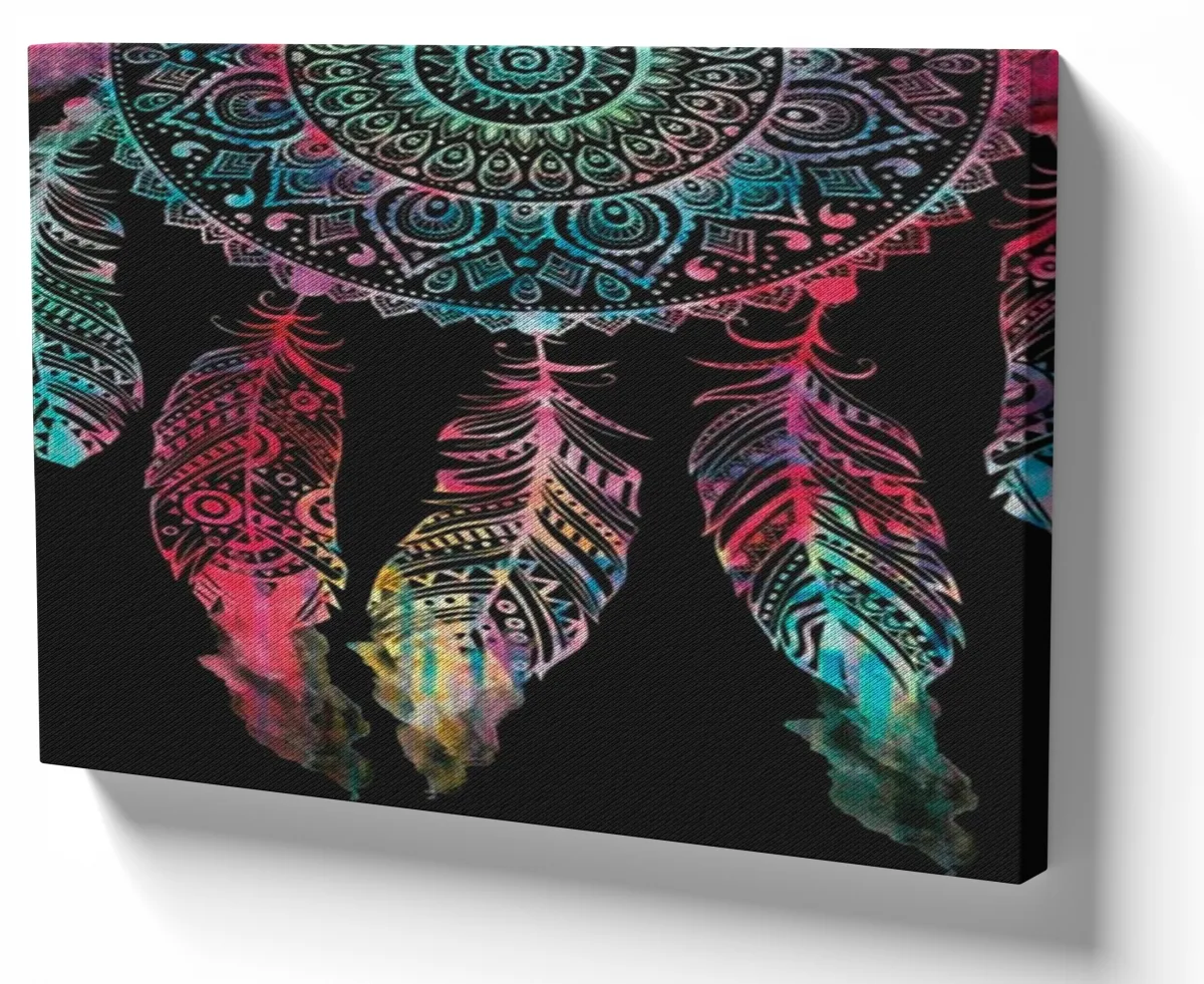 Quadro decorativo tela Filtro dos sonhos colorido Imagem