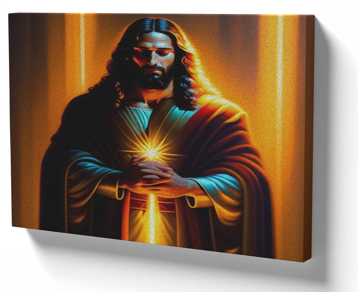 Quadro decorativo tela Jesus Cristo luz