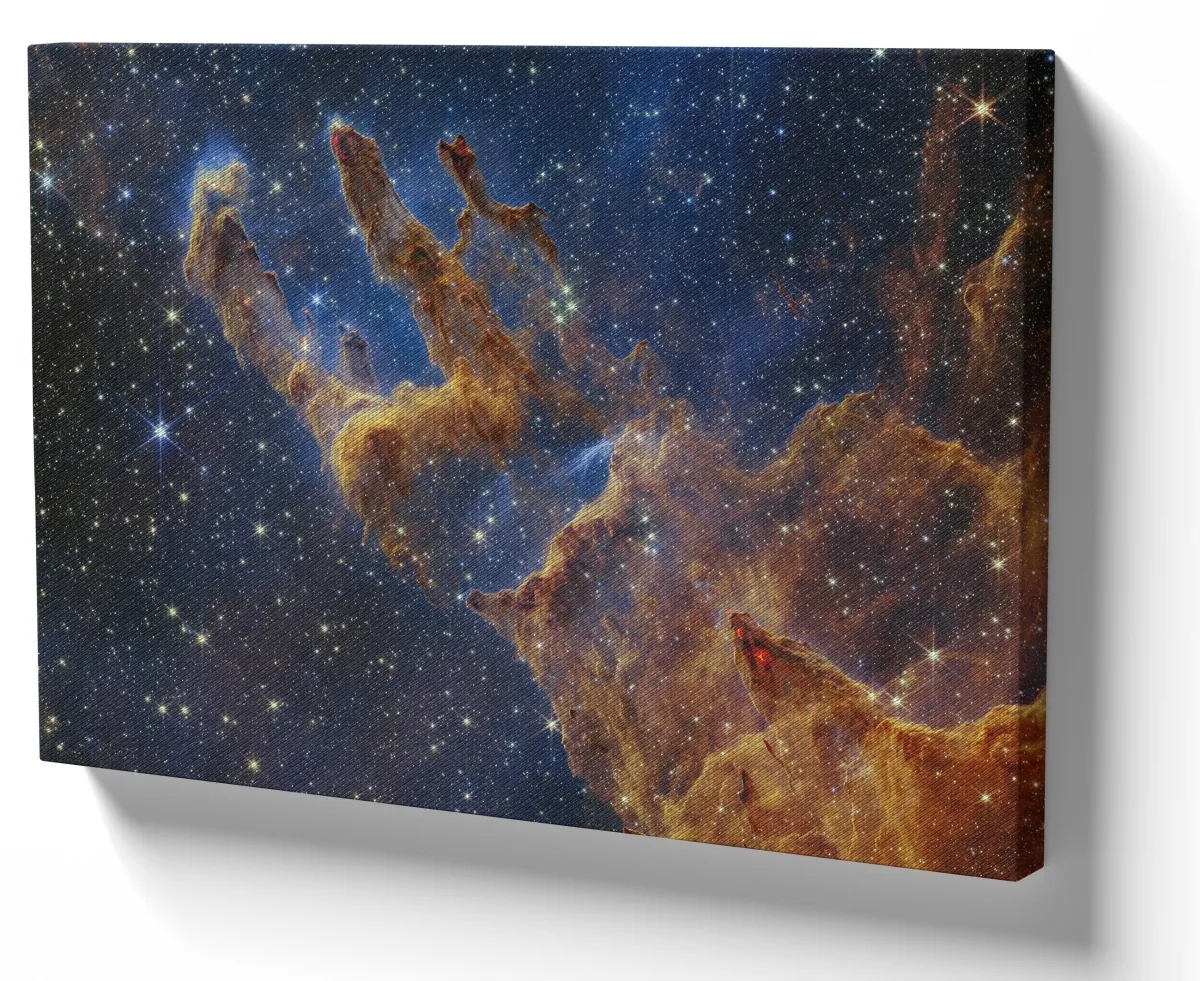 Quadro decorativo tela Pilares da Criação Imagem