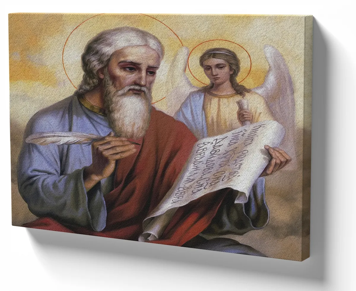 Quadro decorativo tela São Mateus Santo Jesus Cristo