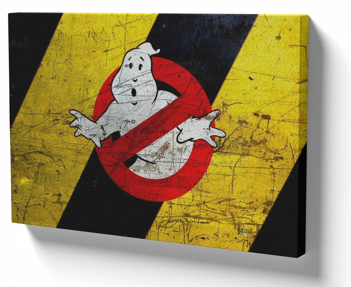 Quadro decorativo tela Caça fantasmas fantasma danger