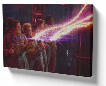 Quadro decorativo tela Caça fantasmas trem