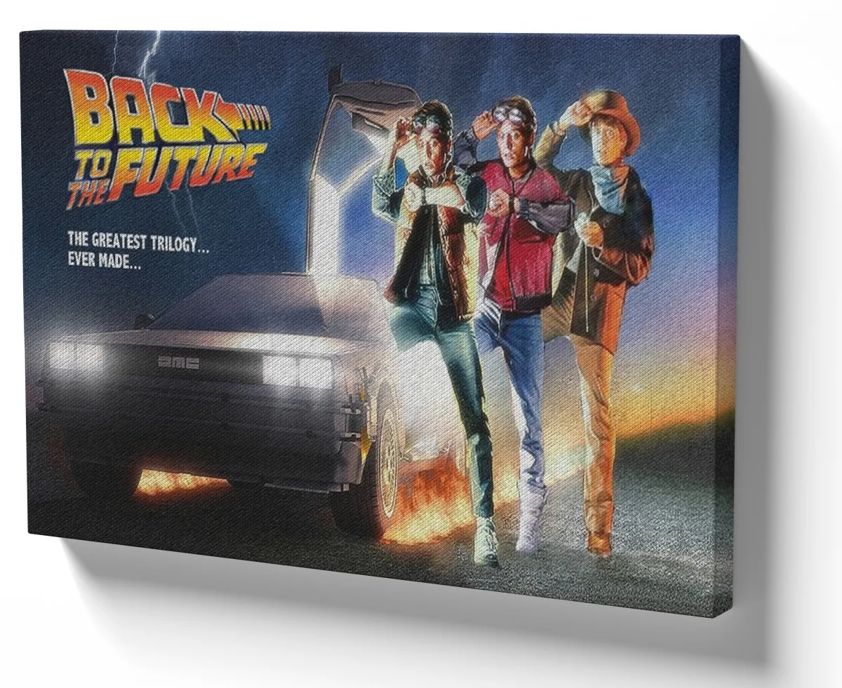 Quadro decorativo tela De volta para o futuro 3 Martim Imagem