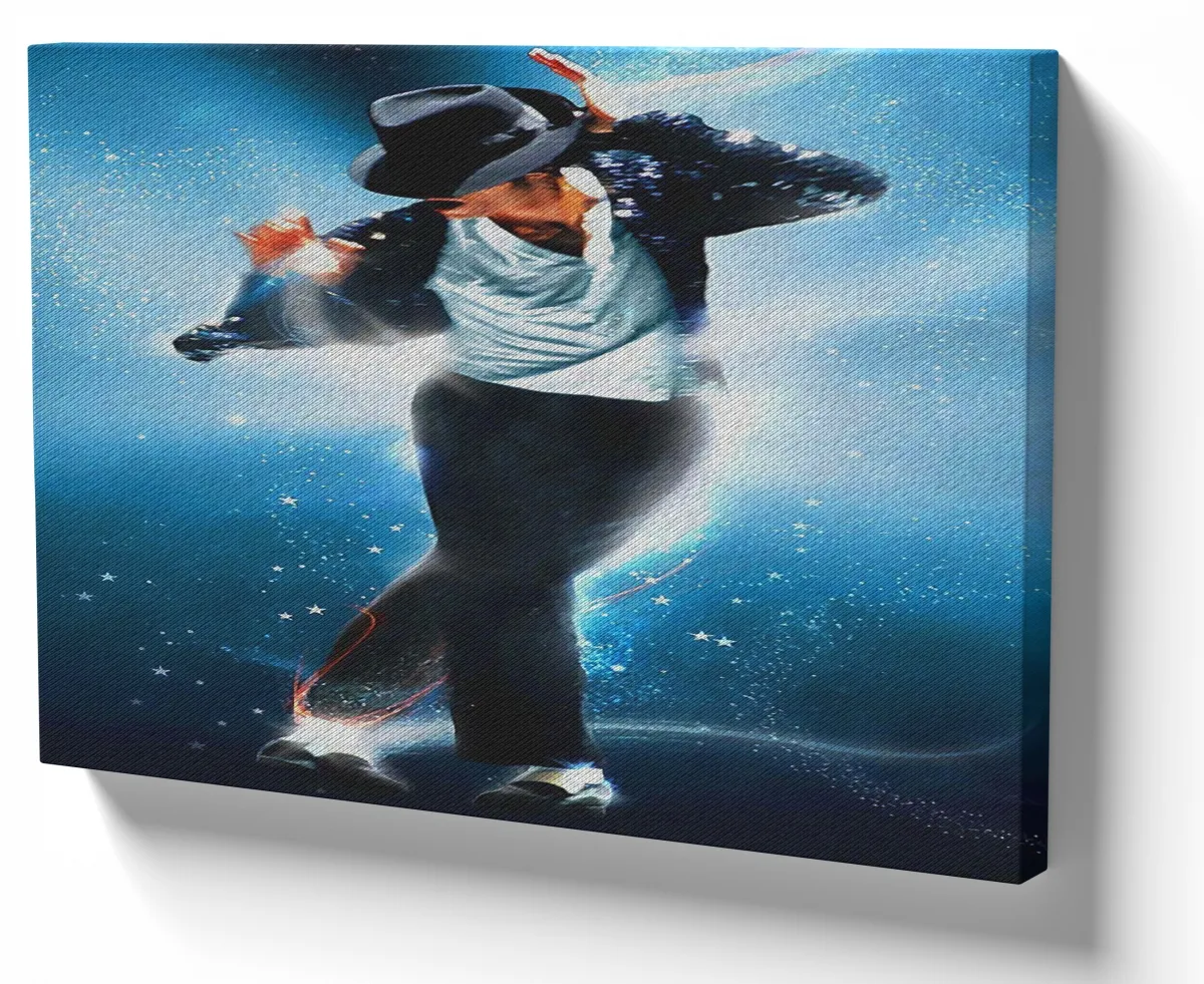 Quadro decorativo tela Michael Jackson dançando Imagem