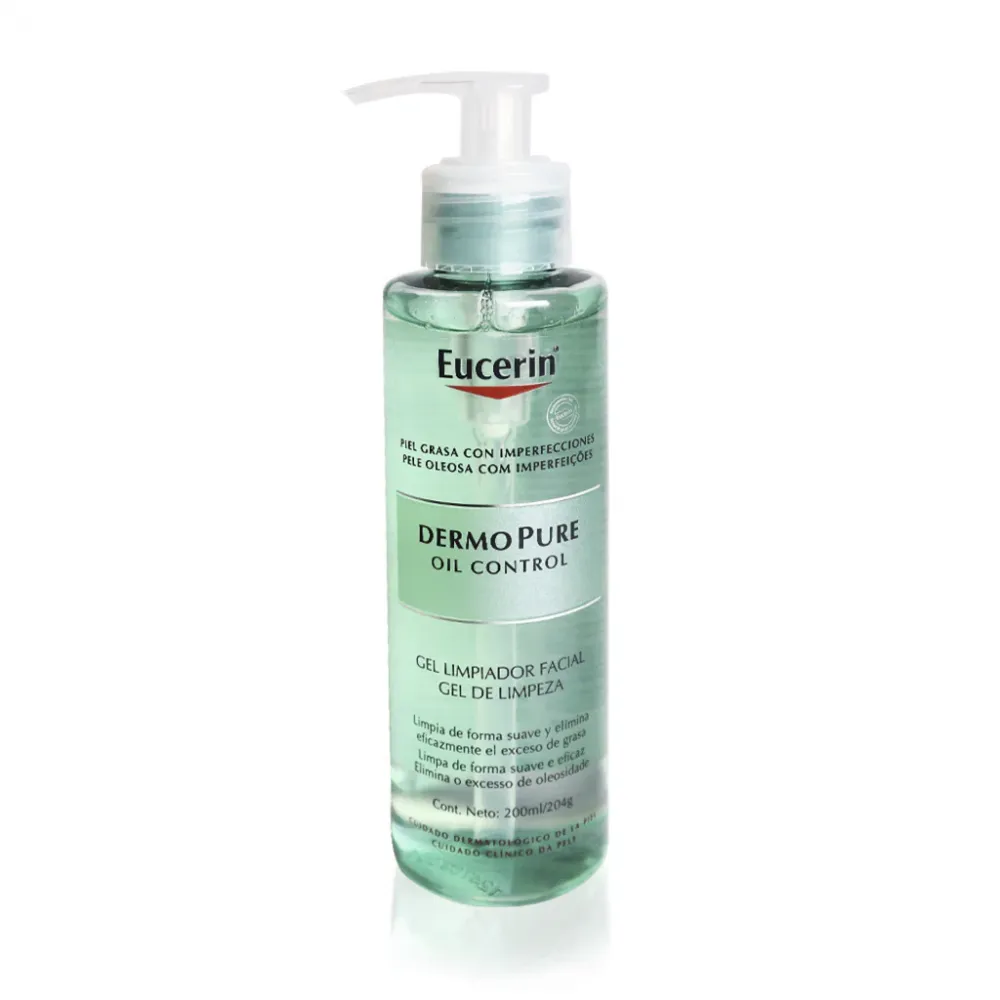 Gel de Limpeza Facial Eucerin DermoPure Oil Control - 200ml Imagem