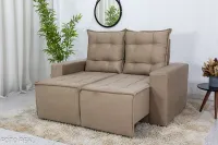 Sofá retrátil e Reclinavel  Rafaela 1,40 Rff - Foto 2