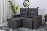 Sofá retrátil e Reclinavel  Rafaela 1,40 Rff - Foto 3