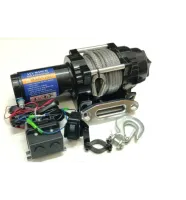 GUINCHO ELÉTRICO WINCH TXS 4500LBS LBS  C/CABO SINTETICO KEVLAR+GUIA ALUMÍNIO+CONTROLE SEM FIO - QUADRI-UTV